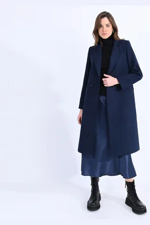 Molly Bracken Cappotto Lungo Bottoni Donna Taglie M