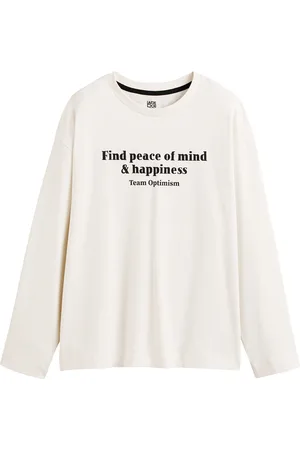 La Redoute T-shirt Maniche Lunghe Con Scritta Bambina Taglie 12 anni - 150 cm