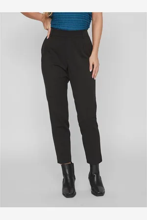 VILA Pantaloni Da Completo Slim, Vita Alta Donna Taglie 38 (IT) - 34 (FR)