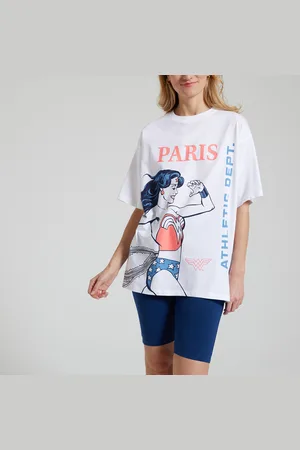 Wonder Woman Pigiama Corto Oversize Ciclista Donna Taglie S