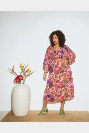 Almé Abito A Fiori Leva Donna Taglie 44/46 (IT) - 40/42 (FR)
