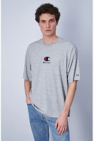 Champion T-shirt Maniche Corte Logo Al Centro Uomo Taglie S