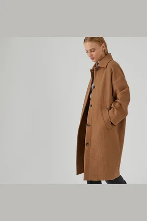 La Redoute Cappotto Oversize Con Bottoni Donna Taglie M