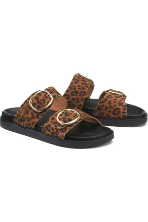 La Redoute Sabot In Pelle Stampa Leopardo, Signature Salome Donna Taglie 36