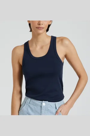 Petit Bateau Top Girocollo Senza Maniche Donna Taglie XS