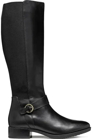 Geox Stivali Cavallerizza In Pelle Felicity, Elastico Donna Taglie 37
