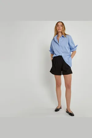 La Redoute Shorts Con Pinces, Vita Alta Donna Taglie 42 (IT) - 38 (FR)