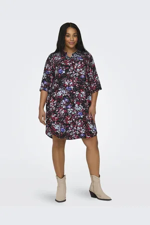 ONLY Abito Camicia Floreale Donna Taglie 50 (IT) - 46 (FR)
