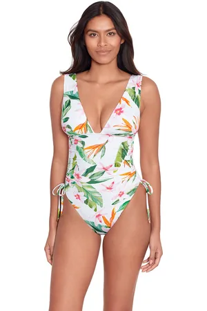 Ralph Lauren Costume Da Bagno Intero Watercolor Tropical Floral Donna Taglie 40 (IT) - 36 (FR)