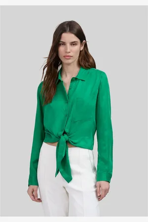 IKKS Camicia Maniche Lunghe Da Annodare Donna Taglie 42 (IT) - 38 (FR)