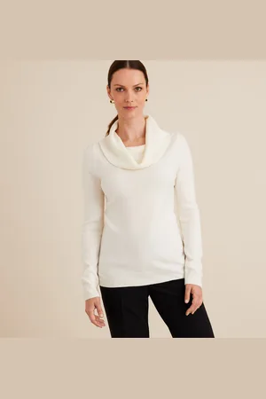 ANNE WEYBURN Maglia Con Collo Rotondo Morbido, Maniche Lunghe, Sensazione Di Grande Morbidezza Donna Taglie 38/40 (IT) - 34/36 (FR)
