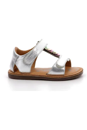 Kickers Sandali In Pelle Divazia Bambina Taglie 20