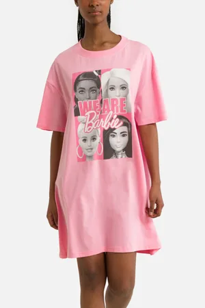 Barbie Camicia Da Notte Oversize Donna Taglie M