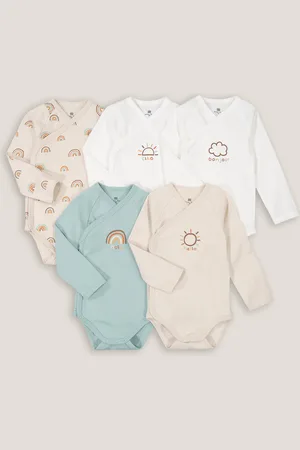 La Redoute Confezione Da 5 Body A Maniche Lunghe Taglie 0 mesi - 50 cm