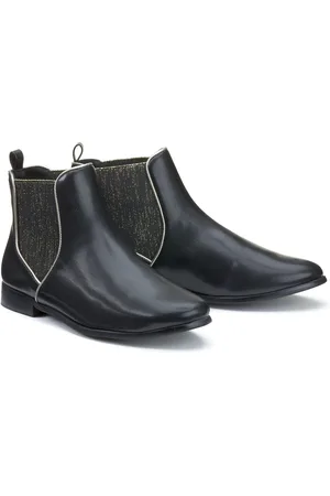 La Redoute Boots Chelsea Con Elastico Dorato Donna Taglie 36