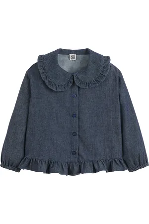 La Redoute Blusa Colletto In Denim Leggero