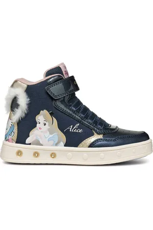 Geox Sneakers Con Led Skylin X Alice Nel Paese Delle Meraviglie Bambina Taglie 34