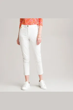 ANNE WEYBURN Pantaloni Dritti 7/8, Cotone Stretch Donna Taglie 40 (IT) - 36 (FR)