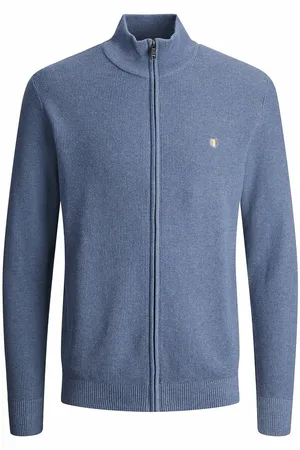 JACK & JONES Cardigan Con Cerniera In Cotone Uomo Taglie S