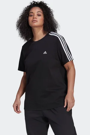 adidas T-shirt Essentials Slim 3-stripes Donna Taglie 60/62 (IT) - 56/58 (FR)