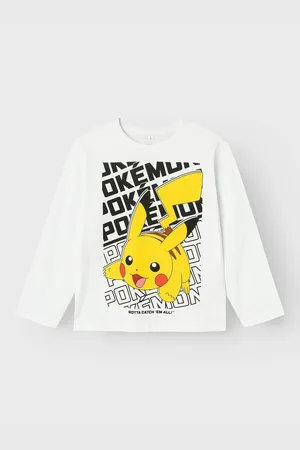 NAME IT T-shirt A Maniche Lunghe Pokemon Bambino Taglie 11/12 anni - 144/150 cm