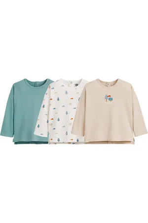 La Redoute Confezione Da 3 T-shirt Maniche Lunghe Taglie 1 mese - 54 cm