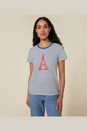 Petit Bateau T-shirt Le Droit Girocollo Donna Taglie S