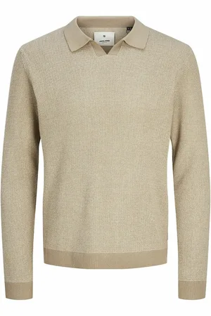 JACK & JONES Maglione Con Scollo Tunisino Uomo Taglie S