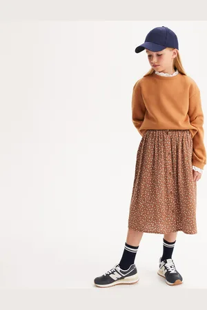 La Redoute Gonna Fluida, Stampa Animalier, Garza Di Cotone Bambina Taglie 3 anni - 94 cm