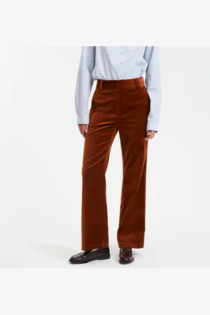La Redoute Pantaloni Flare In Velluto Raso, Signature Quentin Donna Taglie 38 (IT) - 34 (FR)