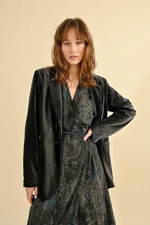 Molly Bracken Blazer In Velluto A Coste Donna Taglie M