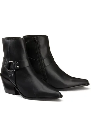 La Redoute Stivaletti Biker Stile Western In Pelle Donna Taglie 37