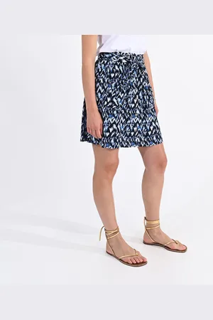 Molly Bracken Gonna Corta Stampata Con Bottoni Donna Taglie XS