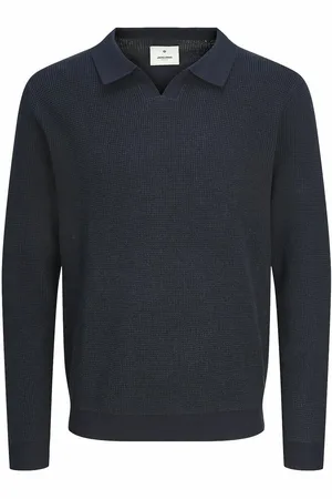 JACK & JONES Maglione Con Scollo Tunisino Uomo Taglie S