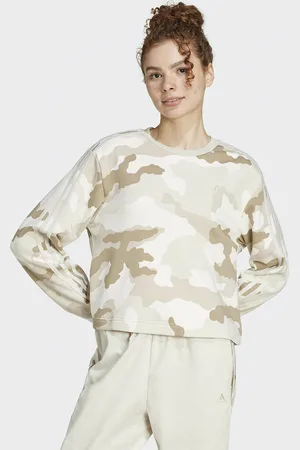 adidas Felpa Cropped Essentials 3 Stripes Donna Taglie M