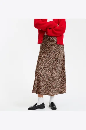 La Redoute Gonna Lunga In Satin Opaco, Stampa Leopardata Donna Taglie 38 (IT) - 34 (FR)