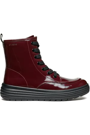 Geox Stivali Traspiranti Vernice Phaolae Bambina Taglie 29
