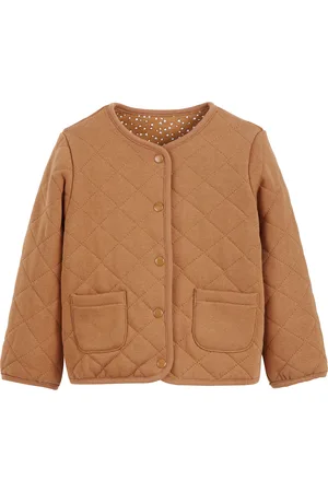 La Redoute Felpa Trapuntata Con Bottoni A Pressione Reversibile Bambina Taglie 18 mesi - 81 cm