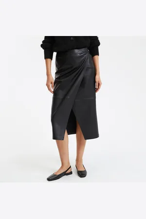 La Redoute Gonna Dritta Lunga, In Similpelle Donna Taglie 38 (IT) - 34 (FR)
