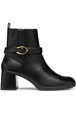 Geox Stivaletti Con Tacco Walk Pleasure 55, Pelle Donna Taglie 37