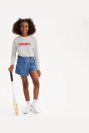 La Redoute Gonna-shorts In Denim Bambina Taglie 3 anni - 94 cm