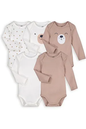 La Redoute Confezione Da 5 Body A Maniche Lunghe Taglie 1 mese - 54 cm