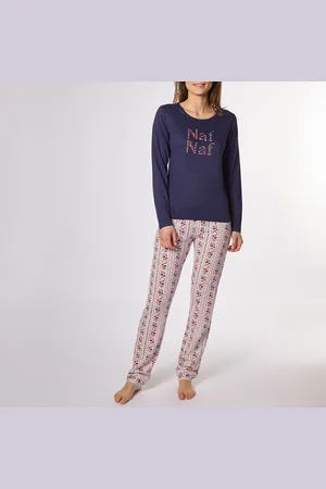 Naf-naf Pigiama In Cotone E Modal Banjo Donna Taglie XL