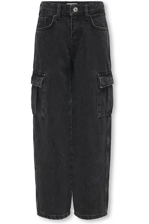 ONLY Jeans Largo Stile Cargo Bambina Taglie 8 anni - 126 cm