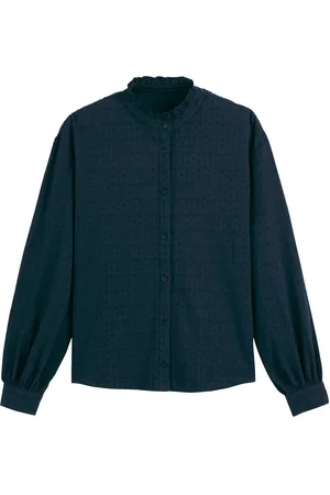 La Redoute T-shirt Collo Vittoriano, Maniche Lunghe Donna Taglie XS