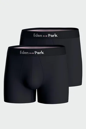 Eden Park Confezione Da 2 Boxer Tinta Unita Uomo Taglie S