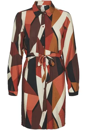 VERO MODA Abito Chemisier Fantasia Donna Taglie XS