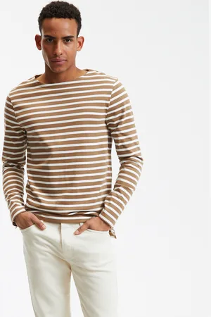 La Redoute T-shirt Alla Marinara Maniche Lunghe Cotone Bio Uomo Taglie M