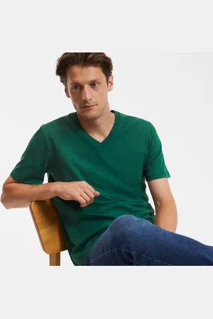 La Redoute T-shirt Scollo A V A Maniche Corte Uomo Taglie S