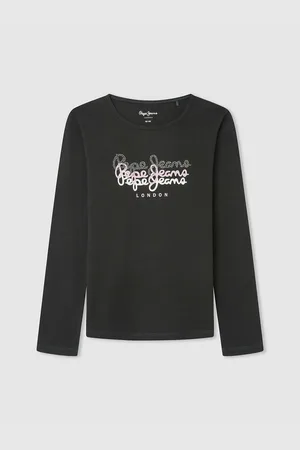 Pepe Jeans T-shirt A Maniche Lunghe Bambina Taglie 8 anni - 126 cm